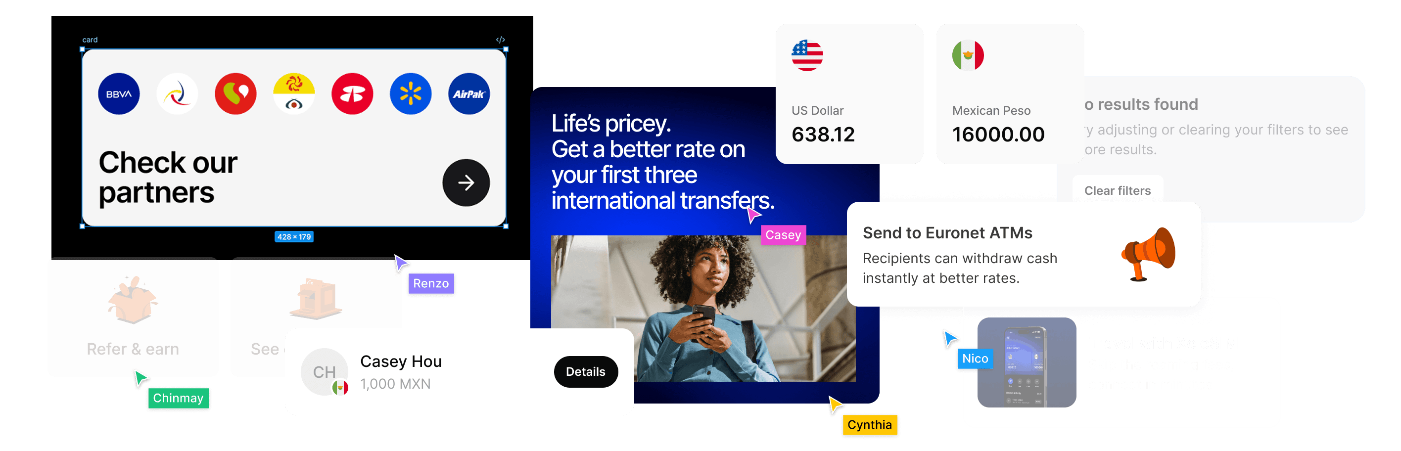 Figma component workshop with multi-cursor collaboration