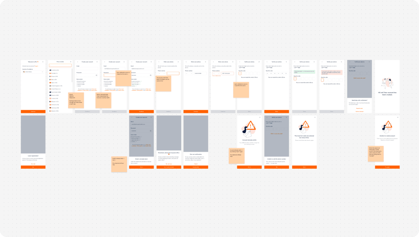 FigJam audit — 7 issues flagged on iOS and Android