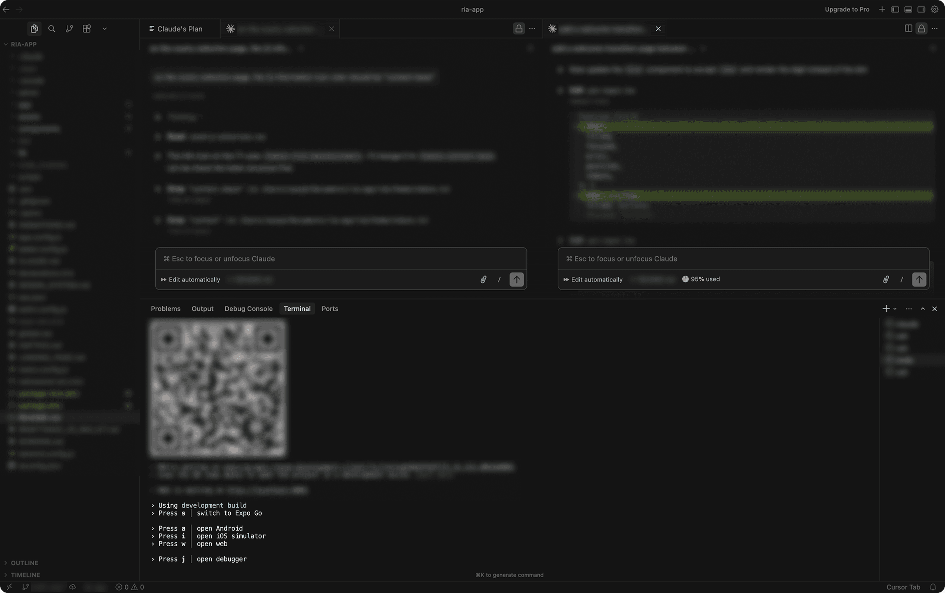 Claude Code Expo prototype — tested on device with the team